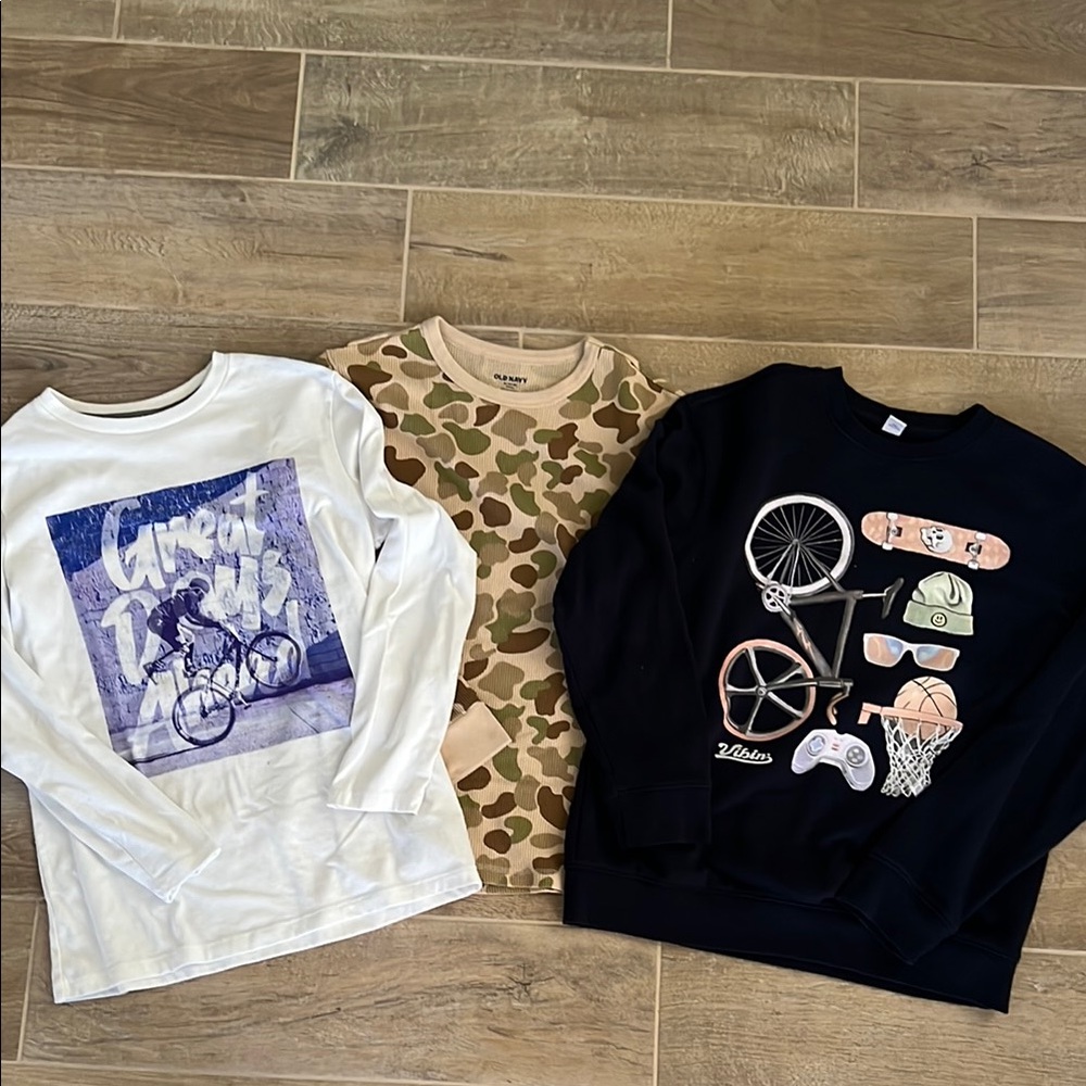 Old Navy Sweatshirt and long sleeve bundle